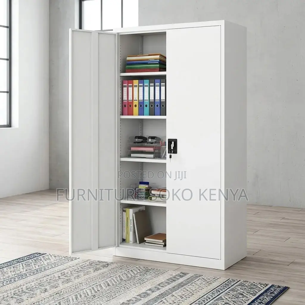 Executive Filing Cabinet | Two Doors Steel Stainless Cabinet