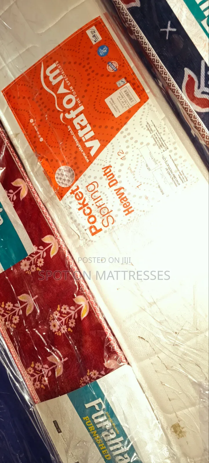 Now Available! 5X6 and 6X6 Pocket Spring Heavy Duty Mattresses.