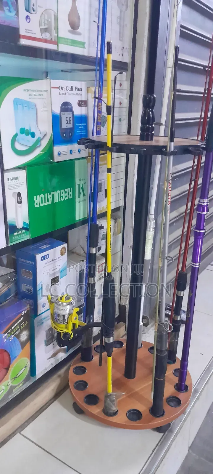Yellow Fishing Rod and Gear