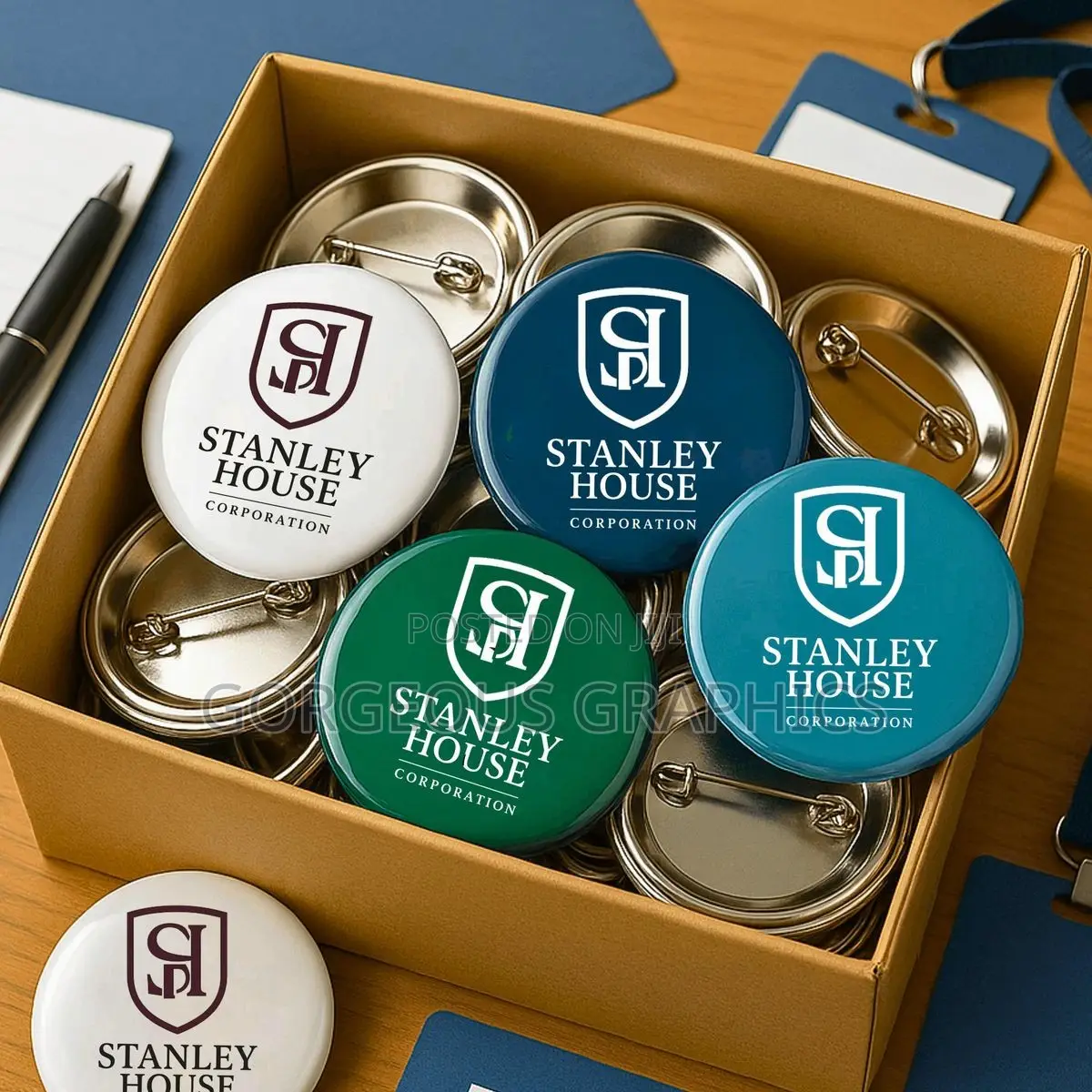 Custom Button Badges Printing