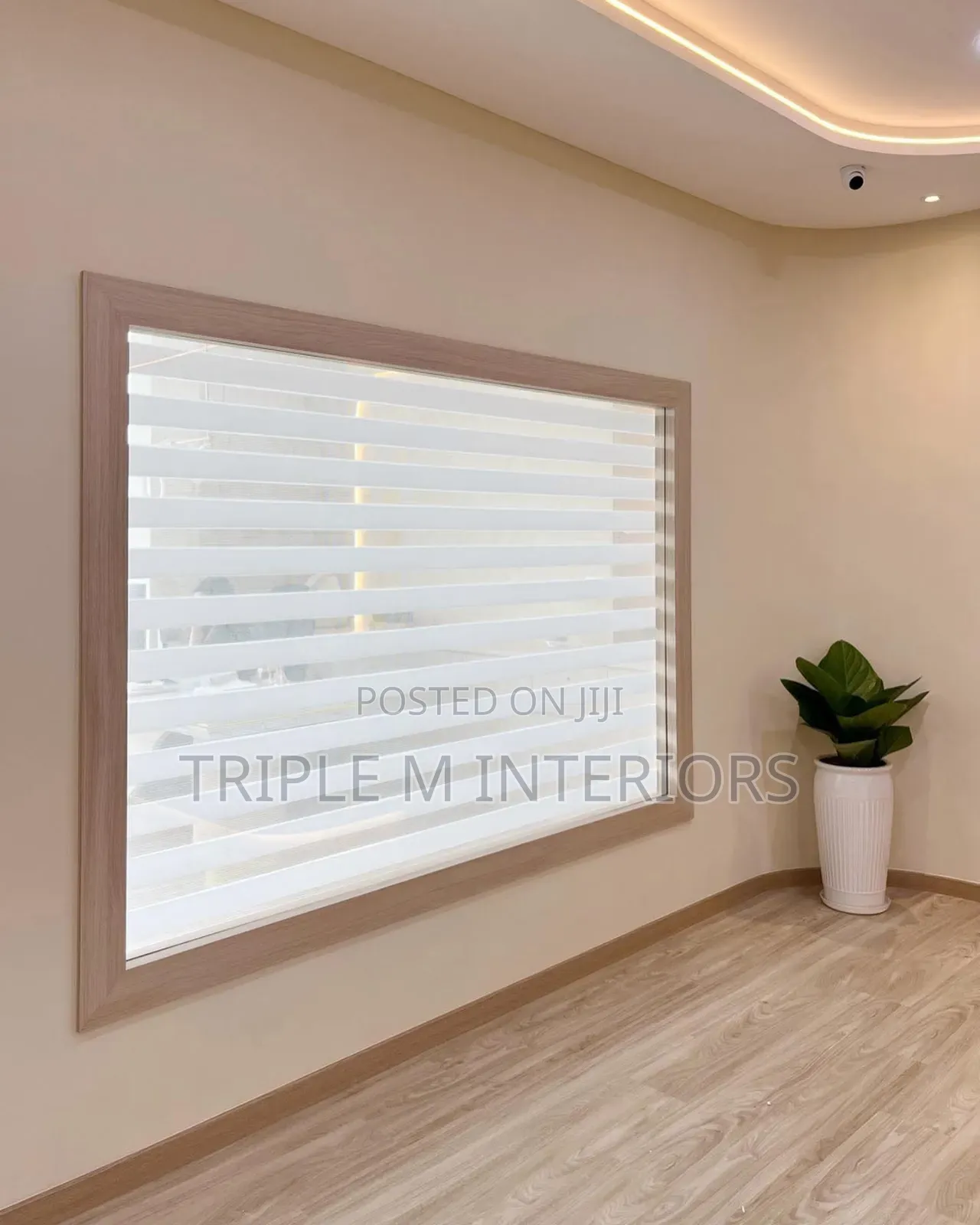 Classic White Office Window Blinds