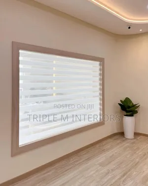 Classic White Office Window Blinds