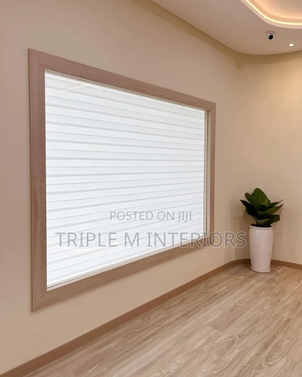 Classic White Office Window Blinds