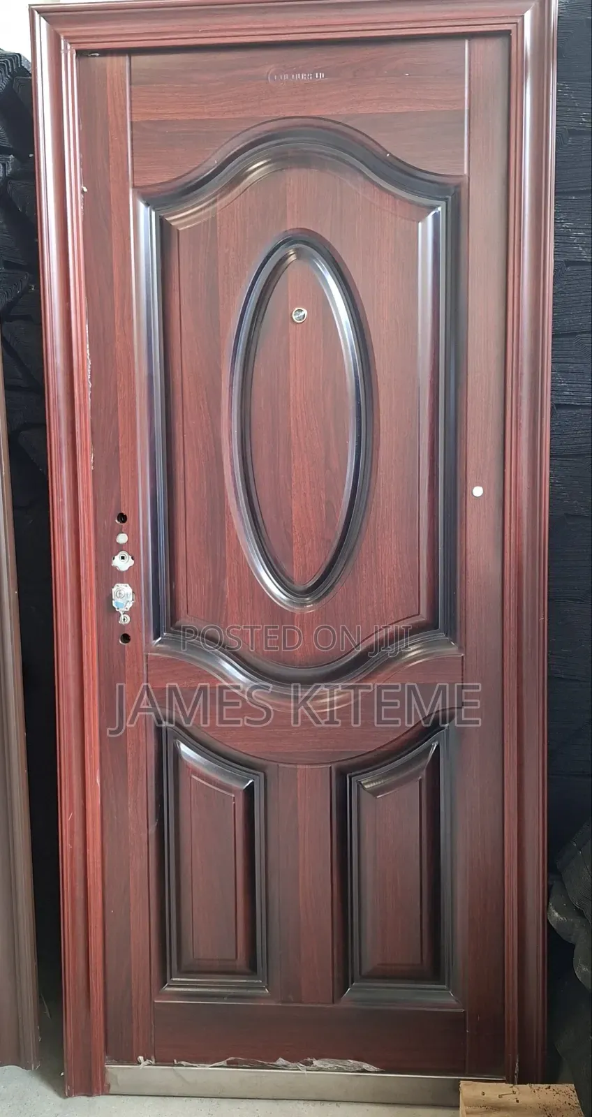Brown Iron Security Steel Doors