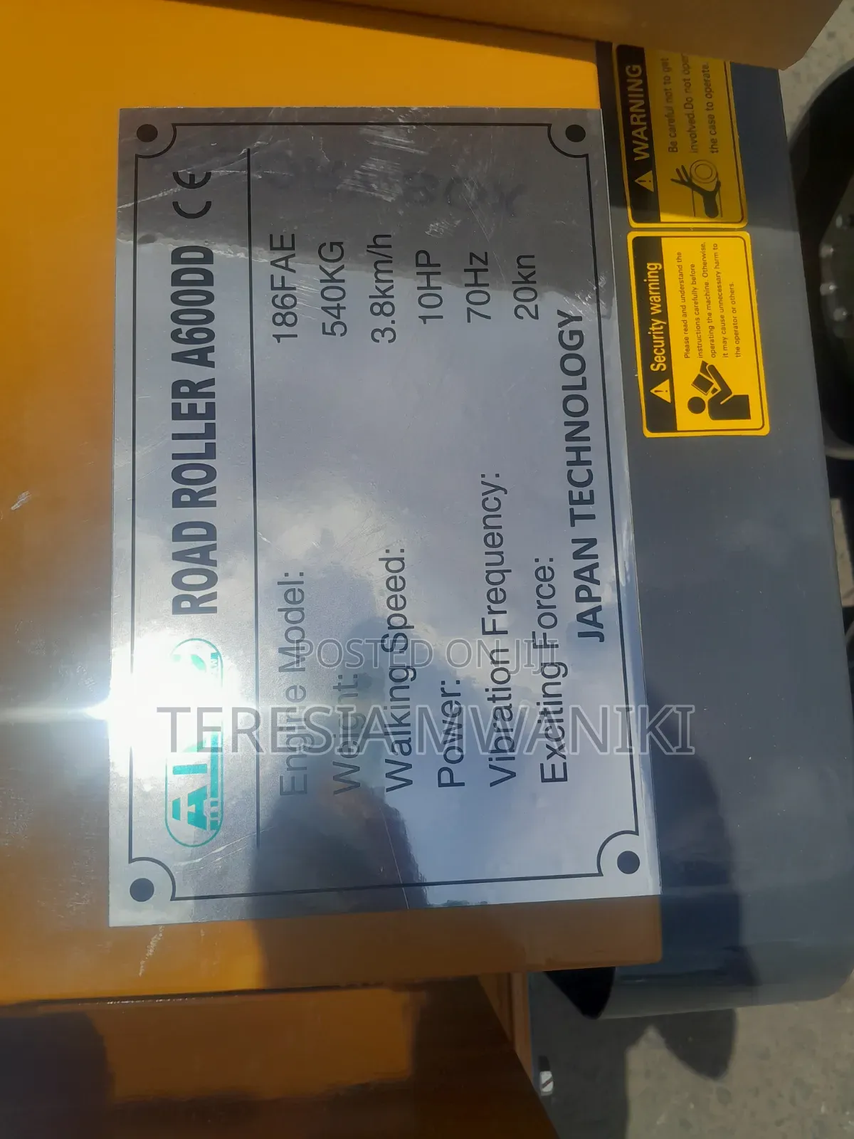 Road Roller A600dd/ Japan Technology