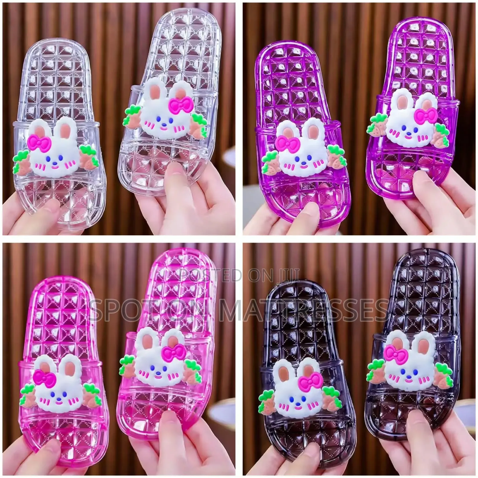 New Arrivals! Girls Jelly Slides in Sizes 26-41. Countrywide Delivery!