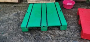 Hygienic Plastic Pallets Reinforced Iron Green