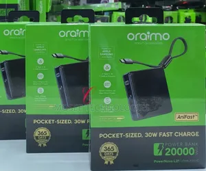 Oraimo PowerNova L21 OPB-7203C – 30W Fast Charging Power Bank