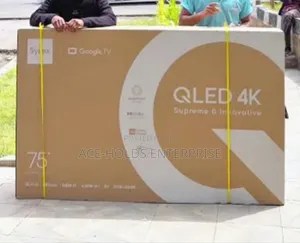 75Q61k - Syinix 75" Inch Sart Google Qled TV - Dolby Vision Atmos