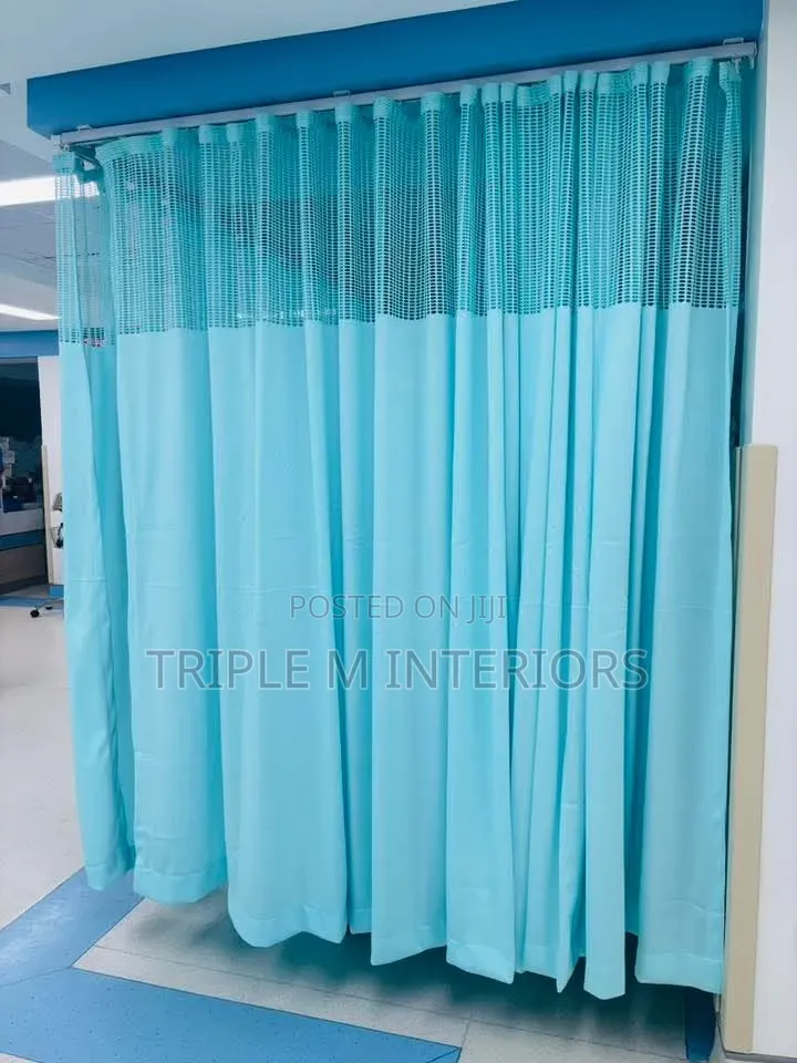 Permanently Flame Resistant Hospital Bed Curtains