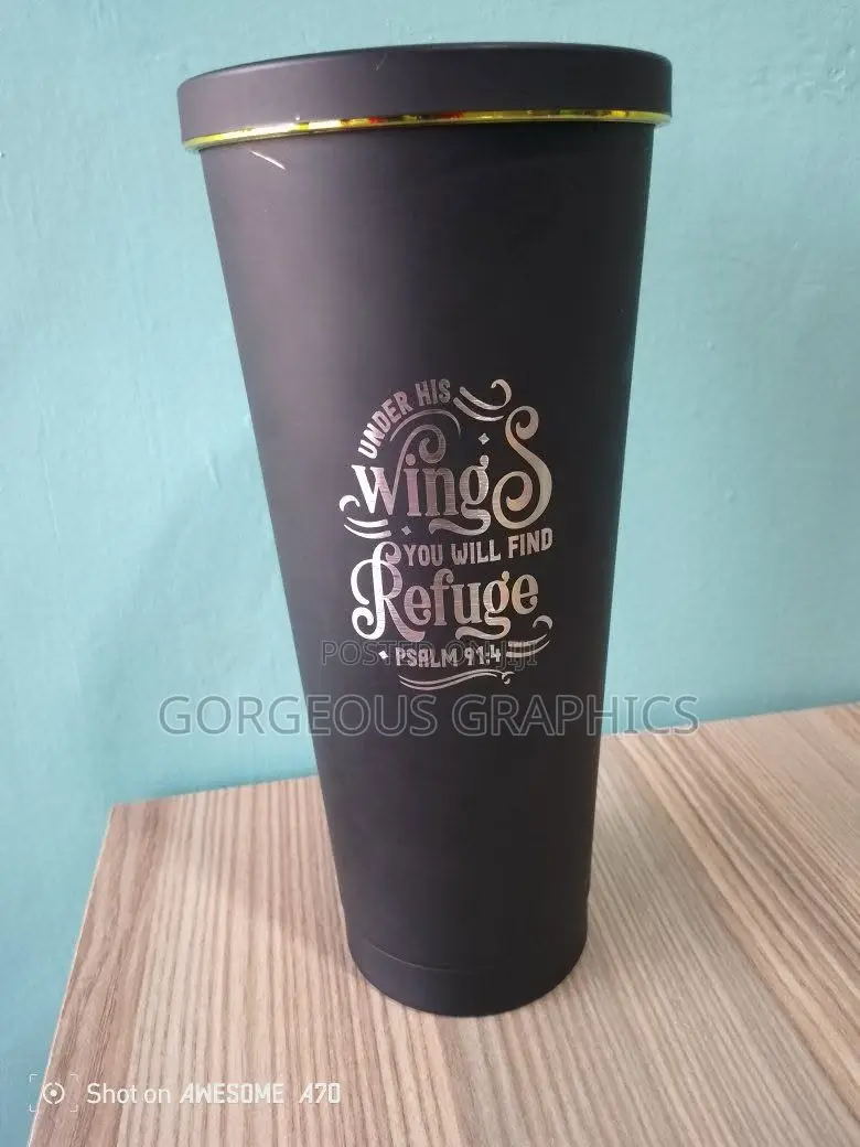 Thermal Mug Fibre Branding
