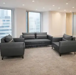 Executive Sofa Set | Five Seaters Leather Modern Sofas