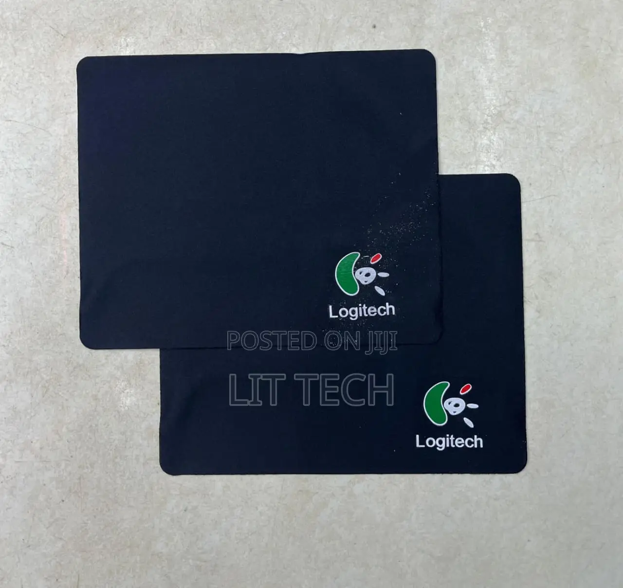 Logitech Mouse Pad - Small / Medium Size - Non-Slip Rubber - Black.