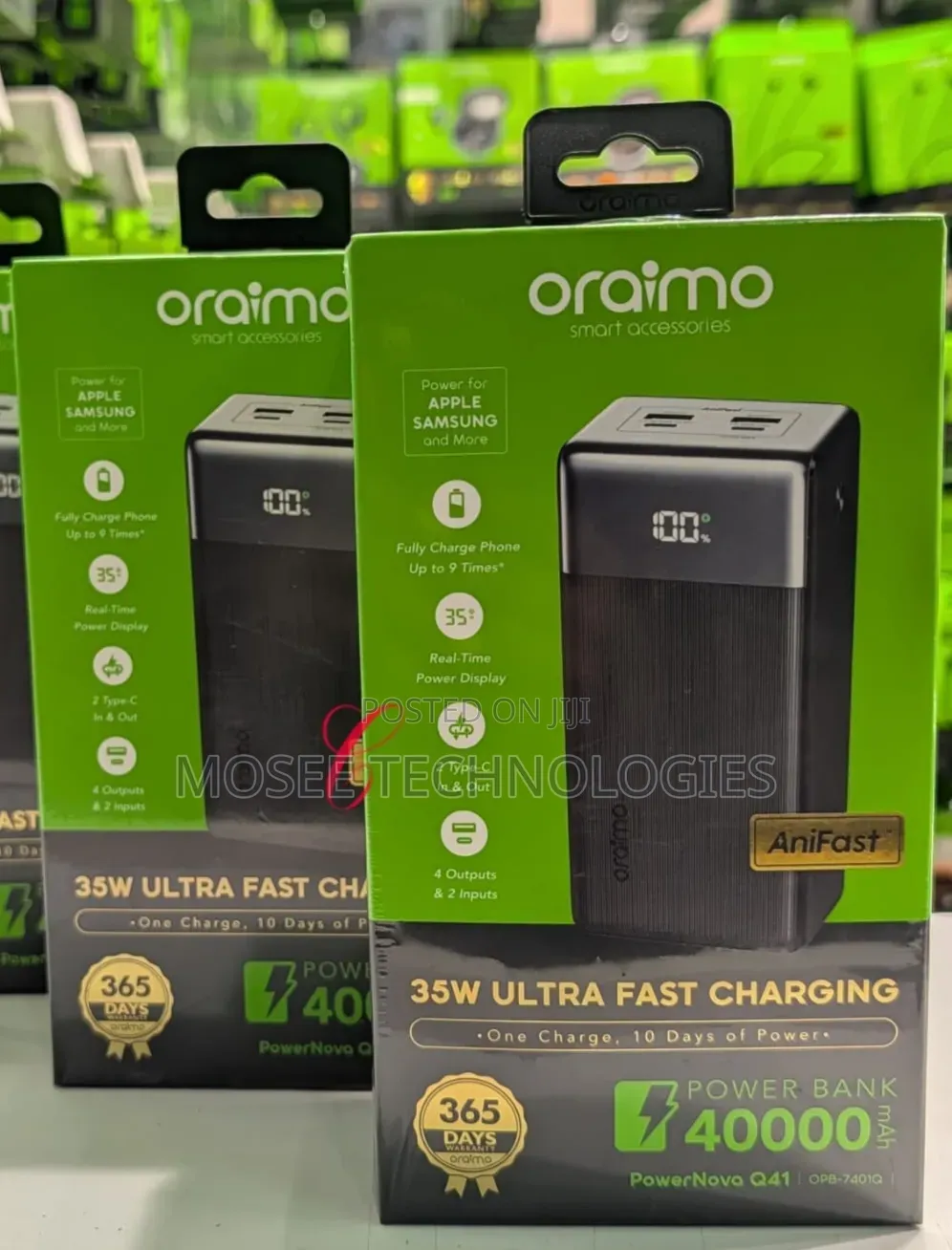 Oraimo PowerNova Q41 OPB-7401Q – High-Capacity Power Bank