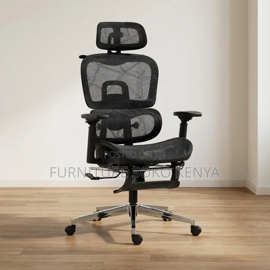 Executive Ergonomic Seat | Orthopedic Modern Black Chairs