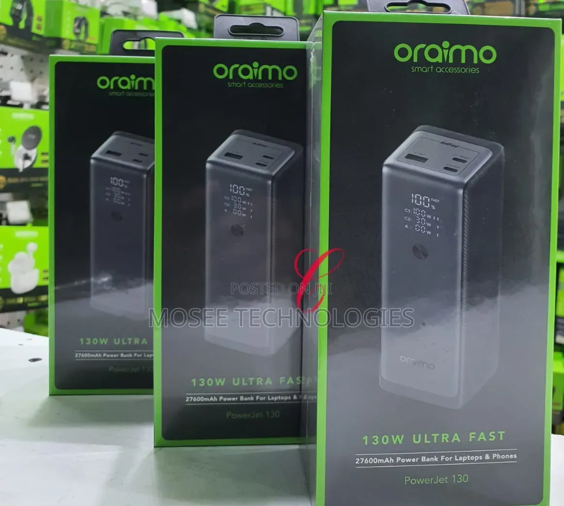 Oraimo PowerJet 130 OPB-727SQ – Laptop & Phone Power Bank