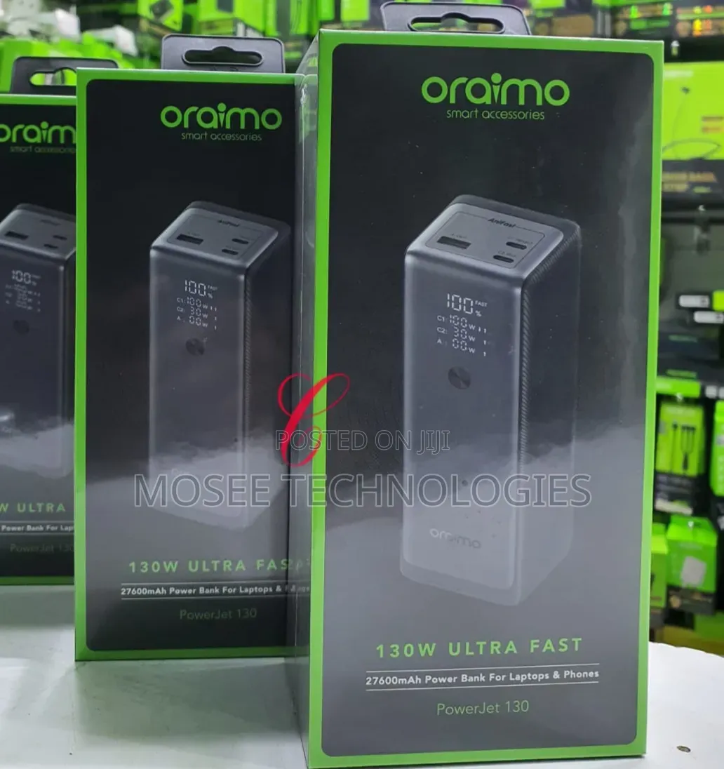 Oraimo PowerJet 130 OPB-727SQ – 130W Fast Charger