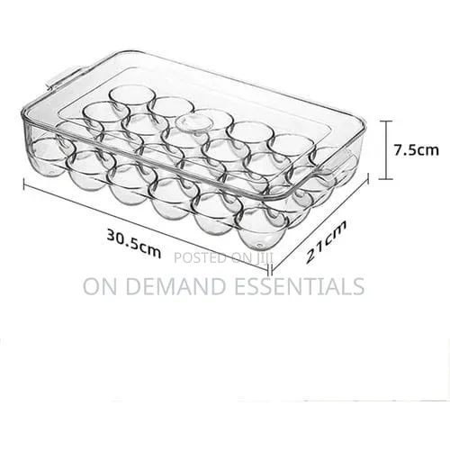 Acrylic Clear Egg Tray Storage Box