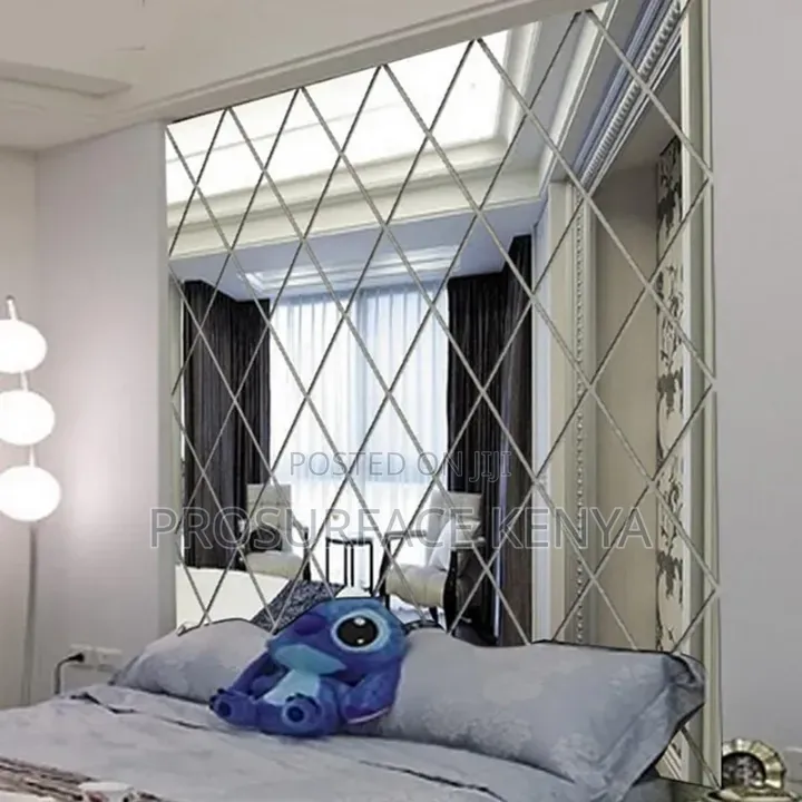 Diamond Silver Acrylic Mirrors for Stylish Interiors