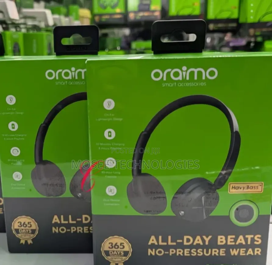 Oraimo BoomPop Air OHP-316 – Stylish Bluetooth Headphones
