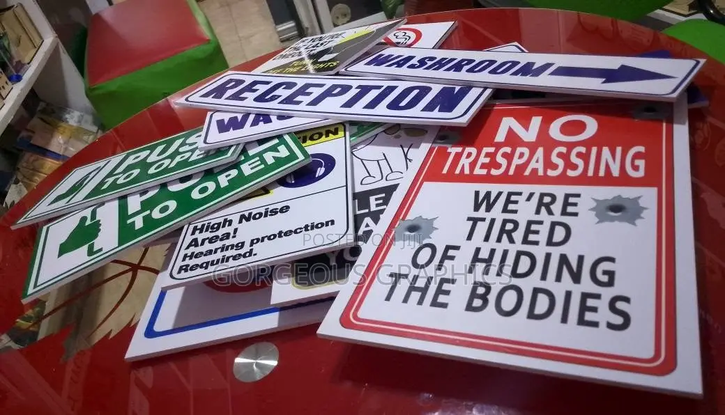 Custom-Made Signages & More