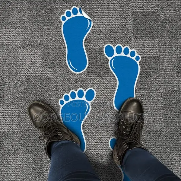 Floor Graphic Footprints