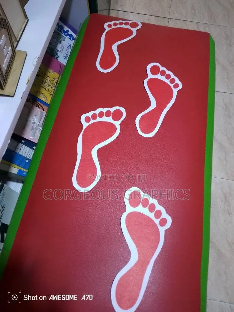 Floor Graphic Footprints