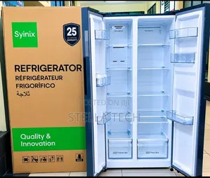 Syinix 460L Side-by-Side Refrigerator With a Built-in Water Dispenser