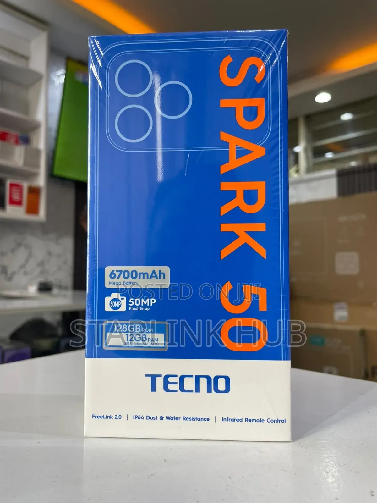 New Tecno Spark 50 128 GB Black