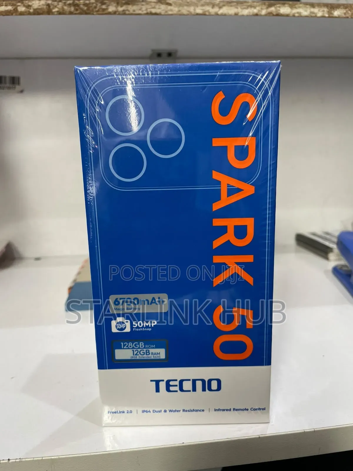 New Tecno Spark 50 128 GB Black