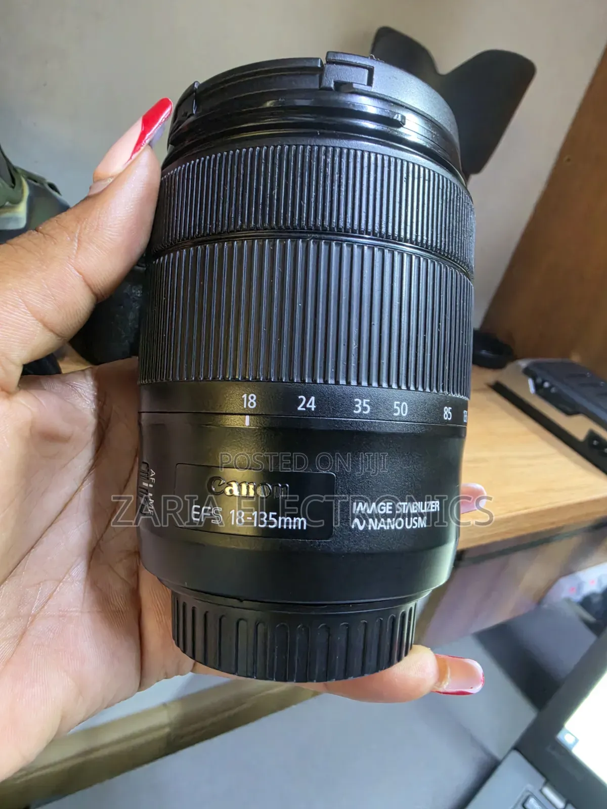Canon 18-135mm Zoom Lens Nano Usm With Image Stabilizer