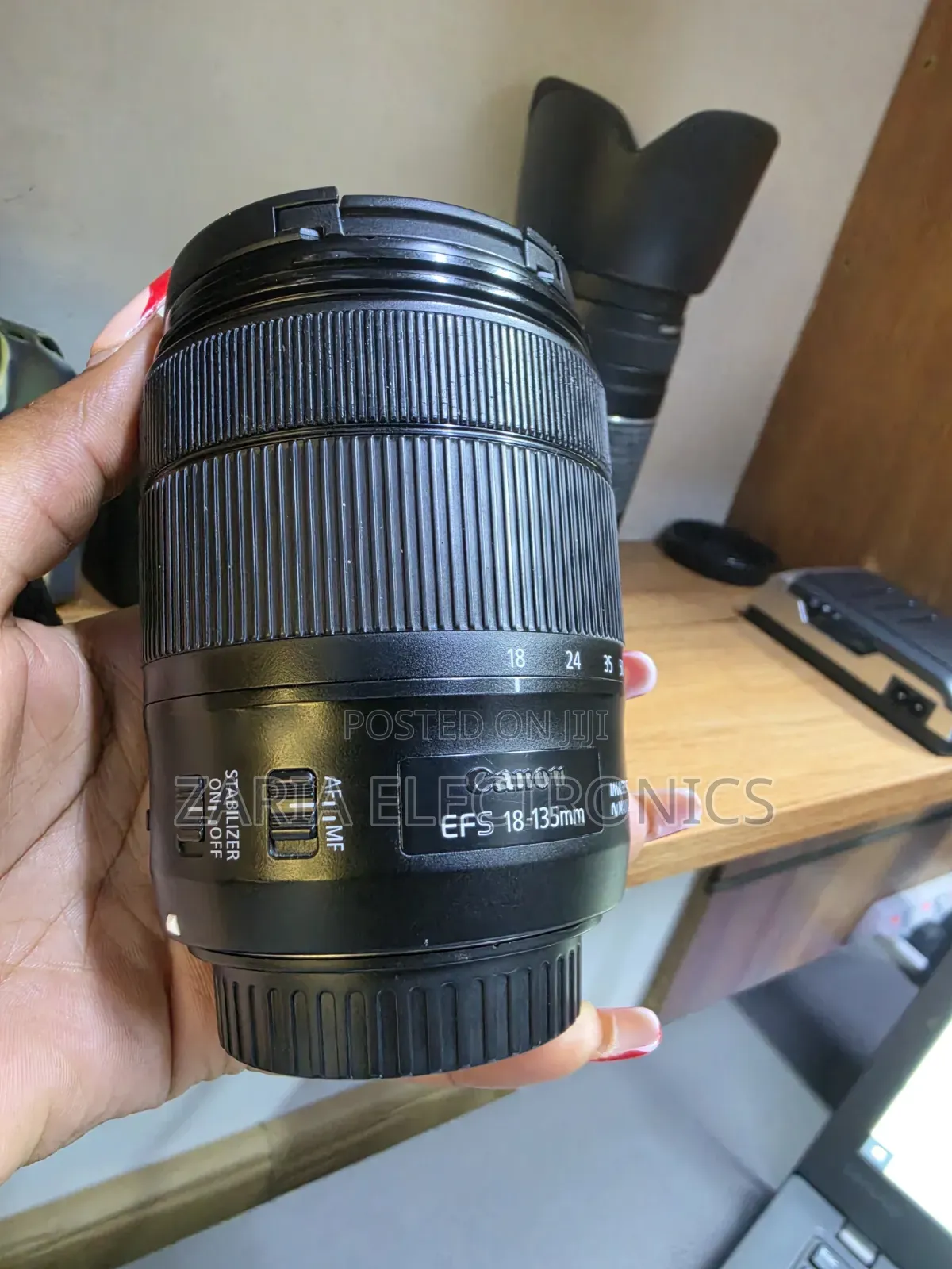 Canon 18-135mm Zoom Lens Nano Usm With Image Stabilizer