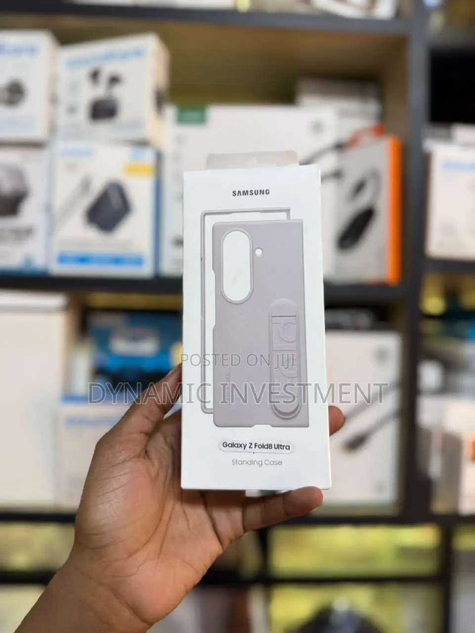 Samsung GALAXY Z FOLD 8 Ultra Sillicone STANDING CASE/coverLIGHT GRAY