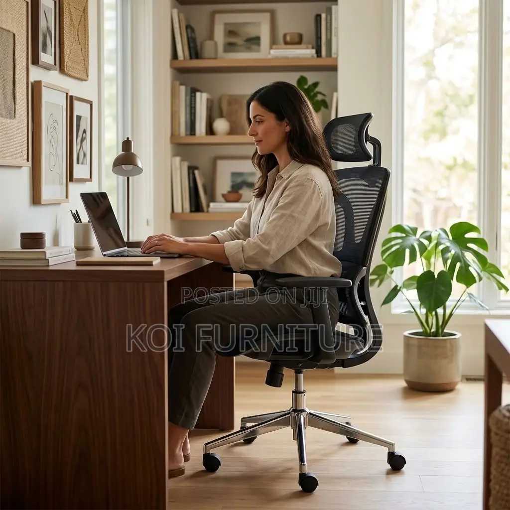 Ergonomic Chair : Executive Orthopedic Mesh Office Chair