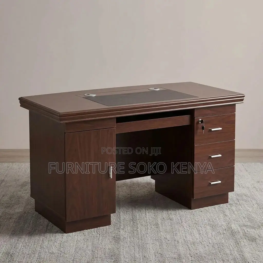 Home Office 1400mm | Executive Mahogany Desk
