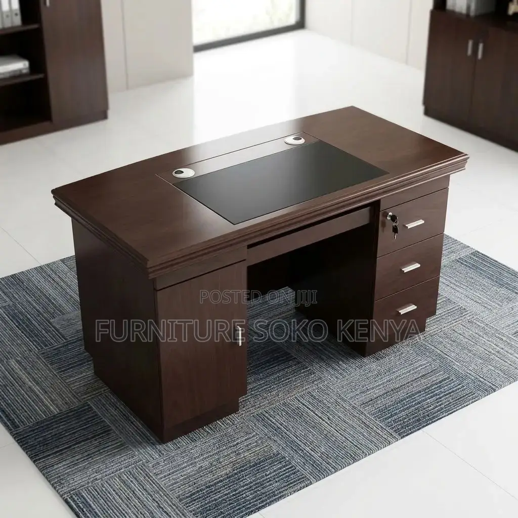 Home Office 1400mm | Executive Mahogany Desk