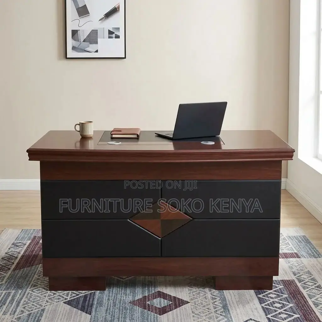 Home Office 1400mm | Executive Mahogany Desk