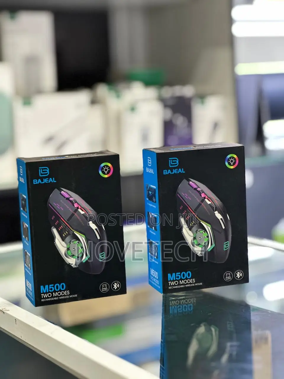Wireless Gaming Mouse RGB Rechargeable Silent Bluetooth 2.4GHz