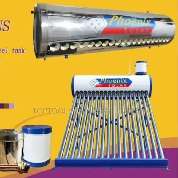 Phoenix Dc Solar Water Heater Pressurised 300ltrs Tube Type