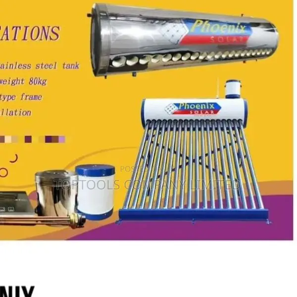 Phoenix Dc Solar Water Heater Non Pressurized 200ltrs Stainless Steel