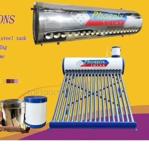 Phoenix Dc Solar Water Heater Non Pressurized 200ltrs Stainless Steel