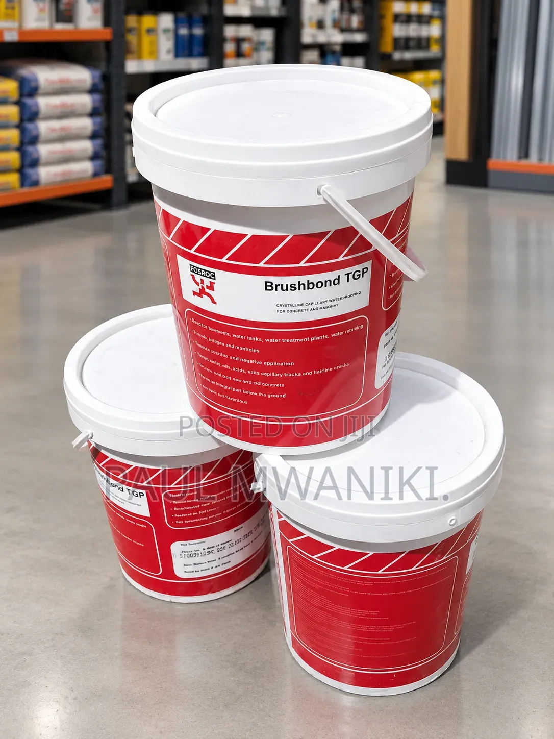 Fosroc Brushbond TGP – Crystalline Waterproofing for Concrete& Masonry
