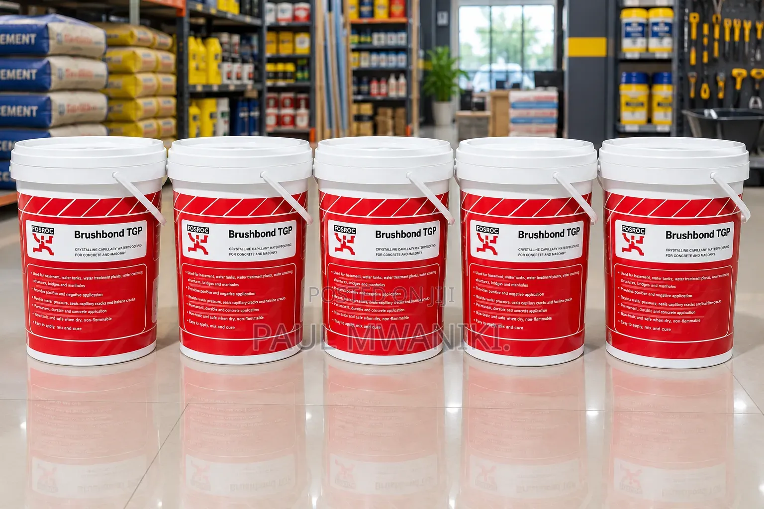 Fosroc Brushbond TGP – Crystalline Waterproofing for Concrete& Masonry