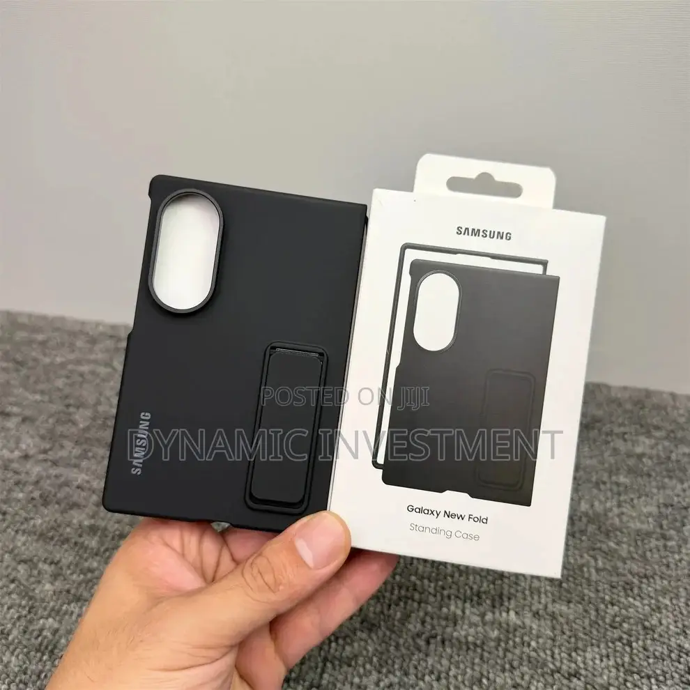 Samsung Galaxy Fold 8 Wide Standing Case/Cover With Metal Camera Ring