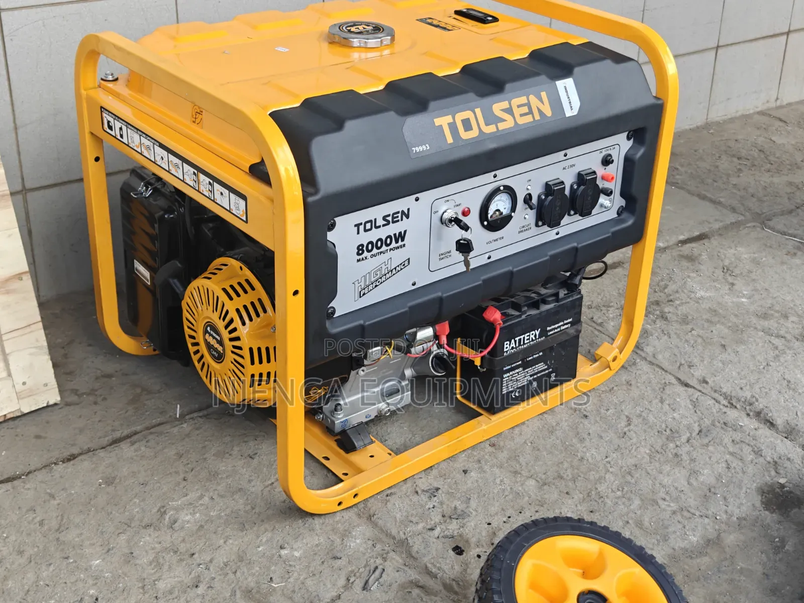 8KW Petrol Genarator Tolsen