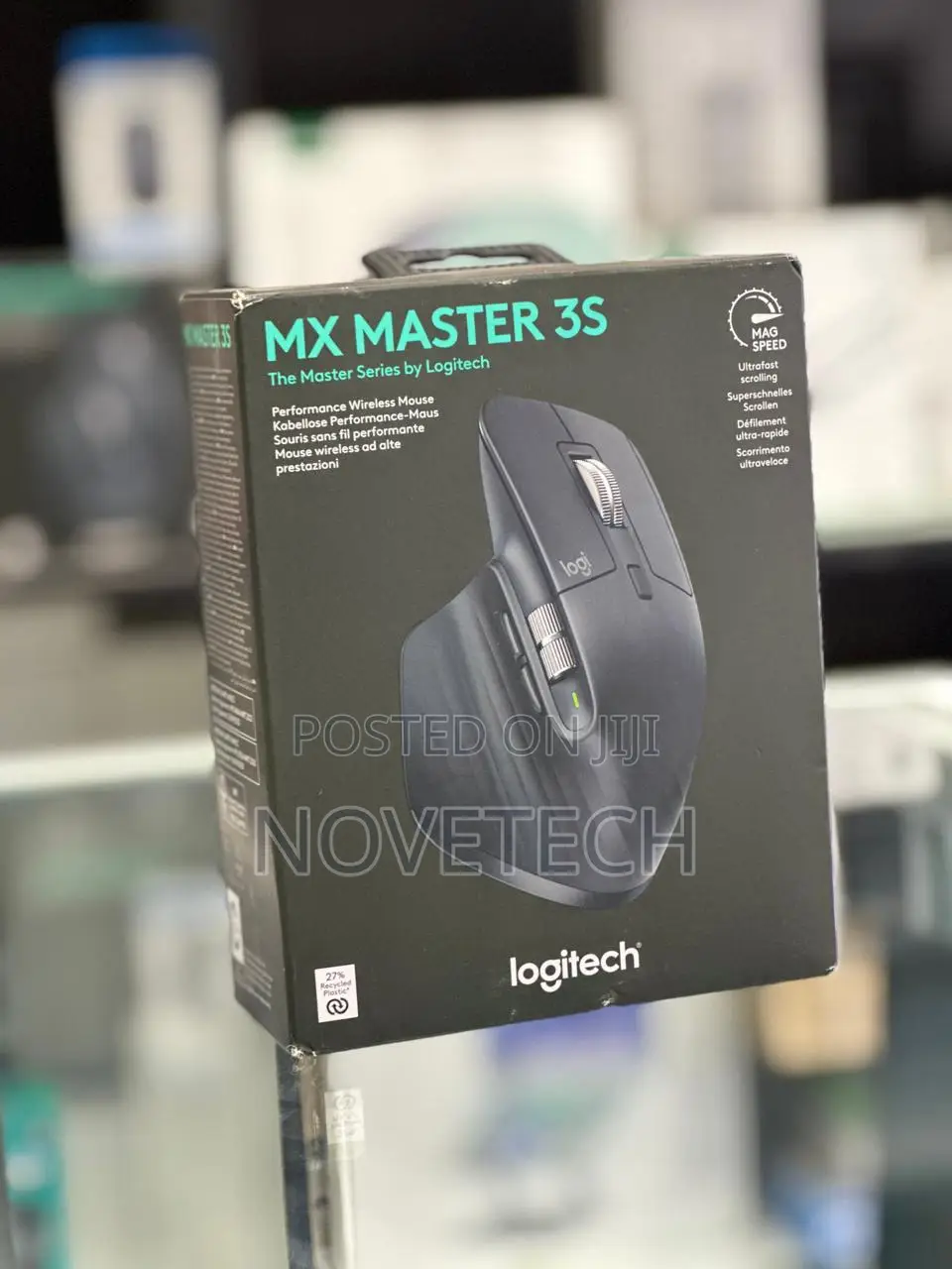 Logitech MX Master 3 Wireless Mouse, Ultrafast Scrolling, 8000 DPI