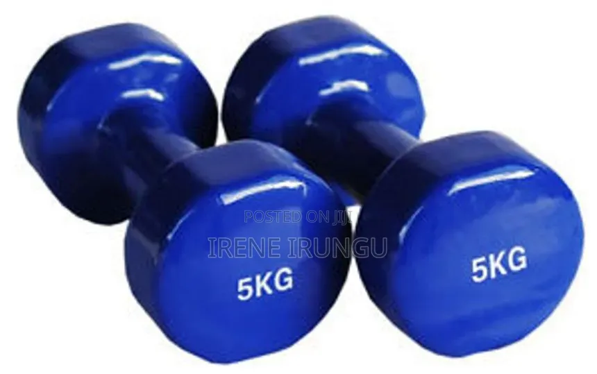 Easy to Clean 5kgs Pair of Dumbells
