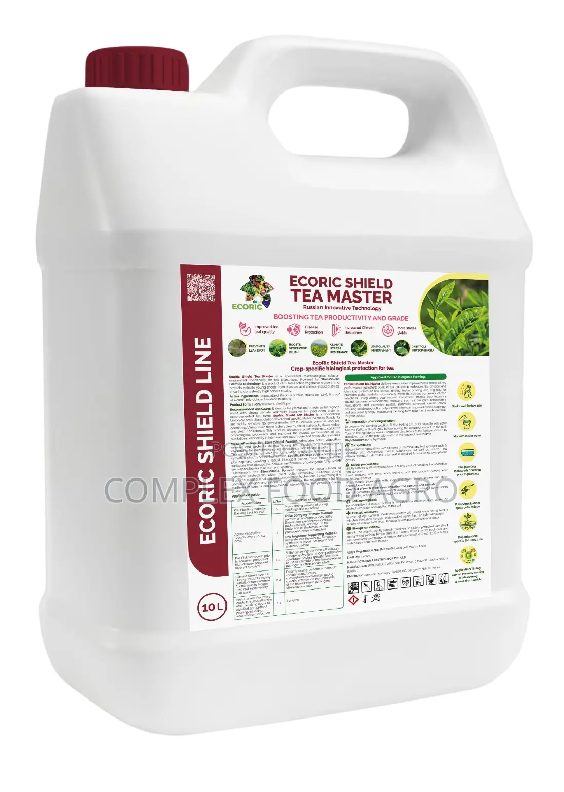 EcoRic Shield Tea Master for Tea Plantations 1L / 10L
