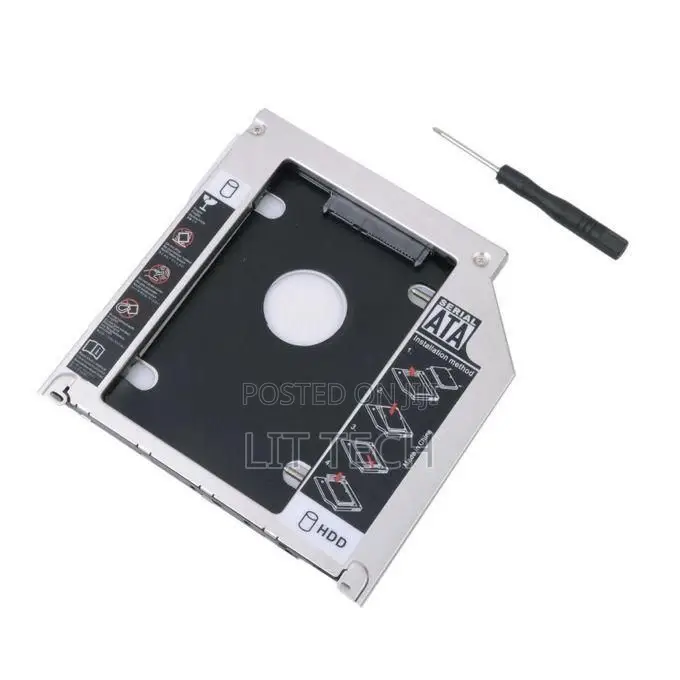 9.5mm SATA 2nd HDD Hard Drive Caddy Adapter for MacBook Pro Unibody