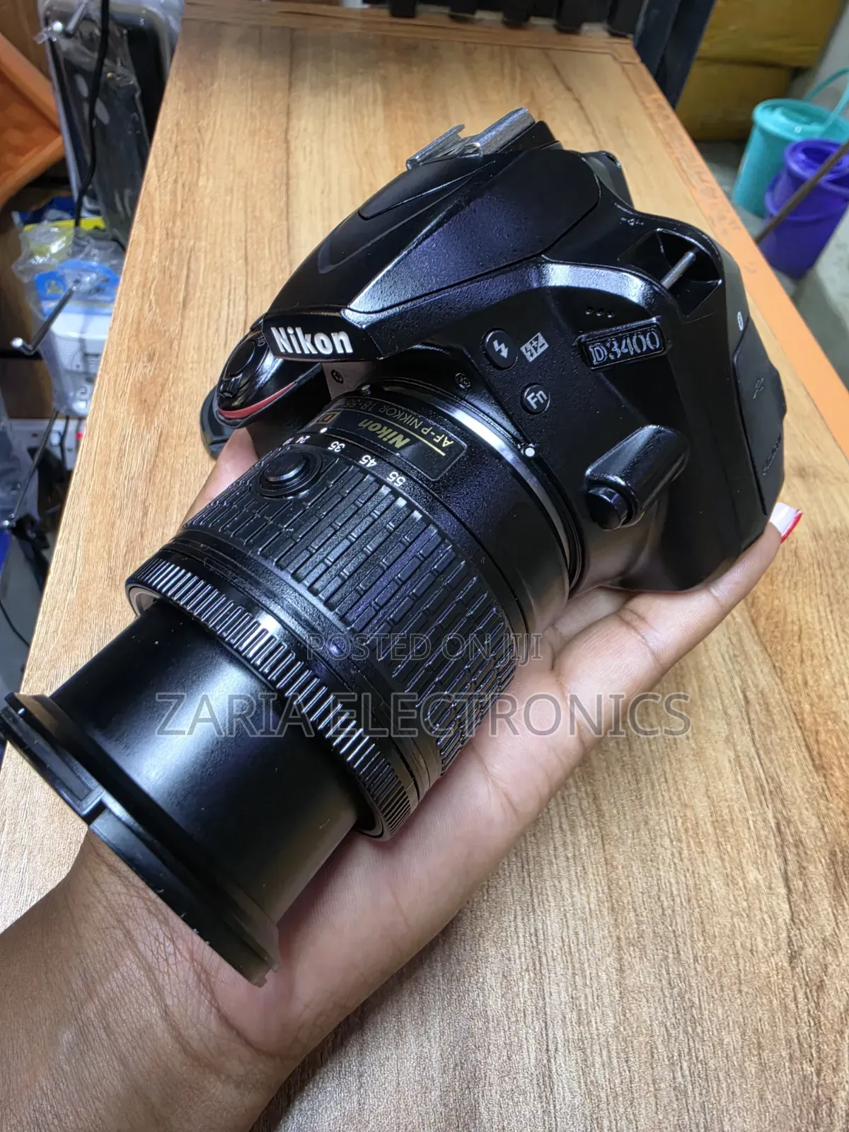 Nikon D3400 Camera Exuk, With Lens,Battery,Charger and Strap